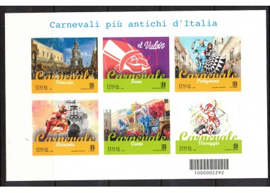 ITALY 2023 The Oldest Carnivals in Italy s/s MNH**