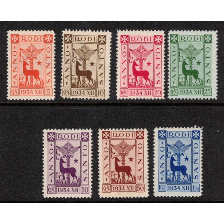 AEGEAN 1935 - HOLY YEAR MNH SERIES**