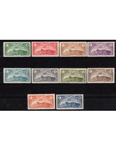 SAN MARINO 1931 Vedute (posta aerea) 10v MH*