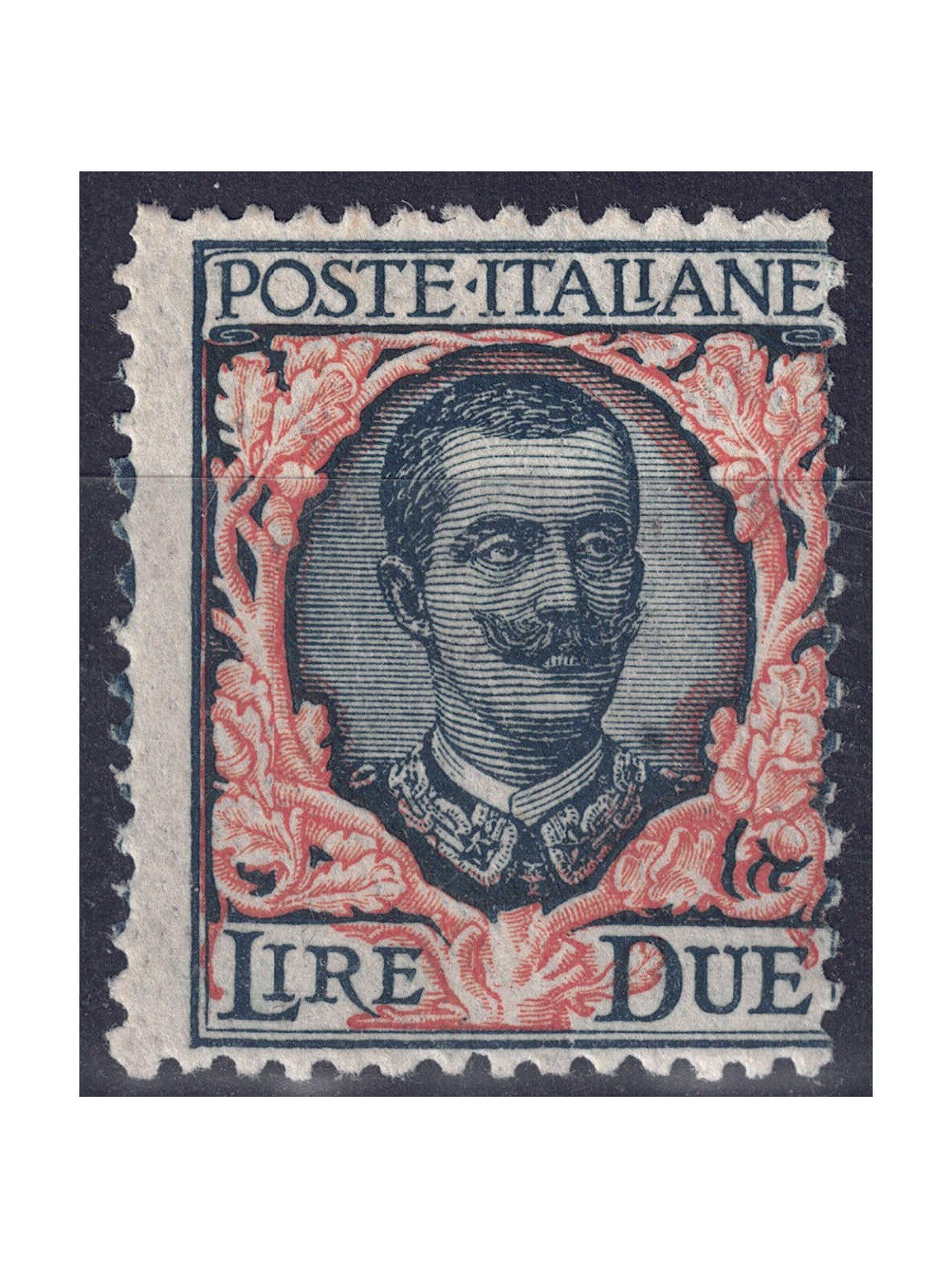 ITALIA REGNO 1923 Floreale 2£ verde grigio e arancio MNH**
