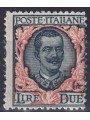 ITALIA REGNO 1923 Floreale 2£ verde grigio e arancio MNH**