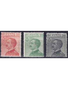 ITALIA REGNO 1925 Michetti, serie ordinaria 3v MNH**