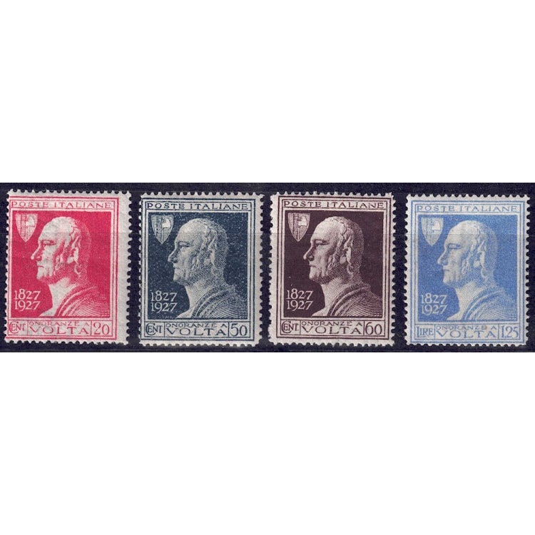 ITALY KINGDOM 1927 Alessandro Volta 4v MNH**