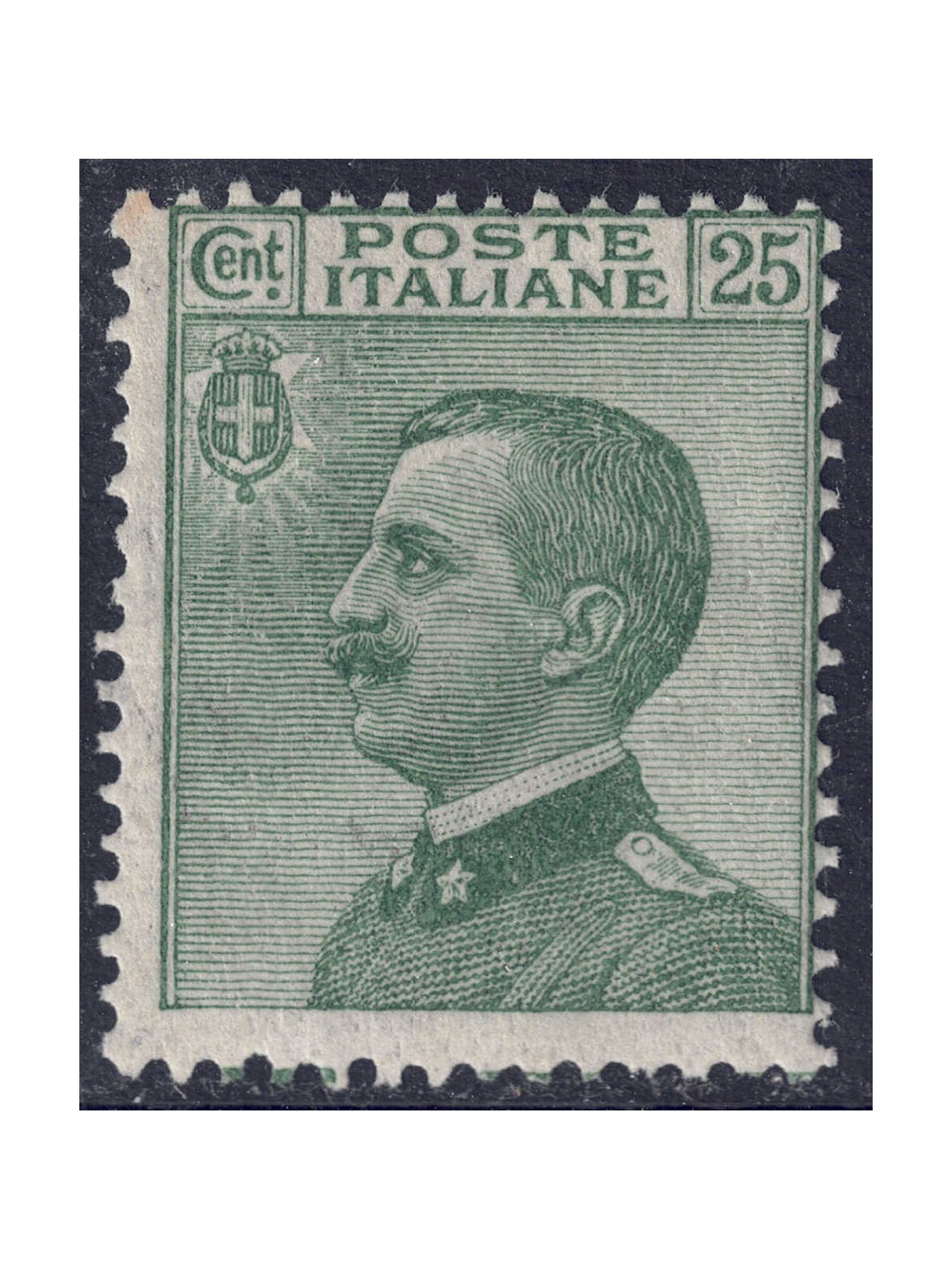 ITALIA REGNO 1927 Michetti 25c verde MNH**