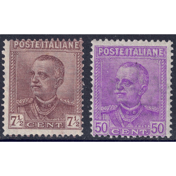 ITALY KINGDOM 1928 Jubilee Type 2v MNH**
