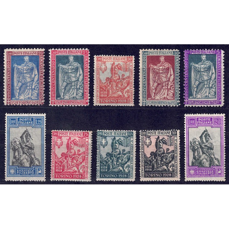 ITALY KINGDOM 1928 Emanuele Filiberto 10v MNH**