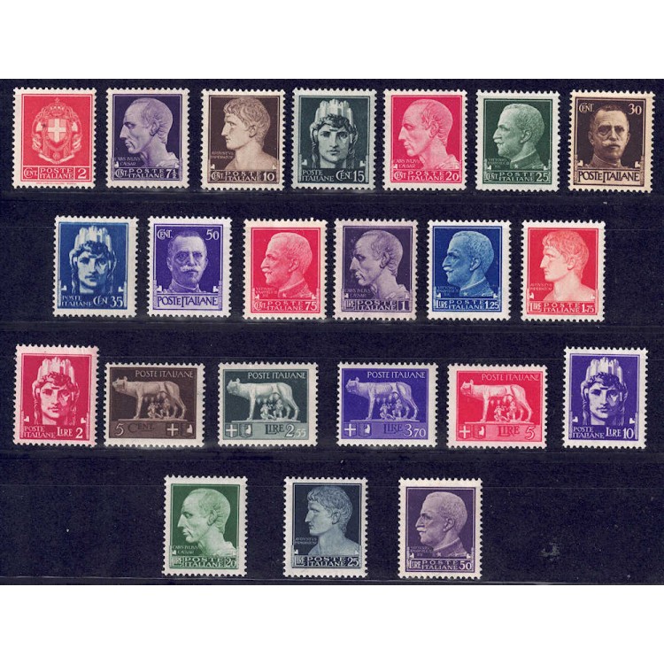 ITALY KINGDOM 1929-42 Imperial series 22v MNH**