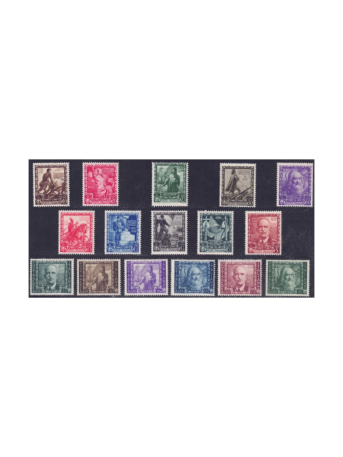 ITALY KINGDOM 1938 Proclamation of the Empire 16v MNH** ©