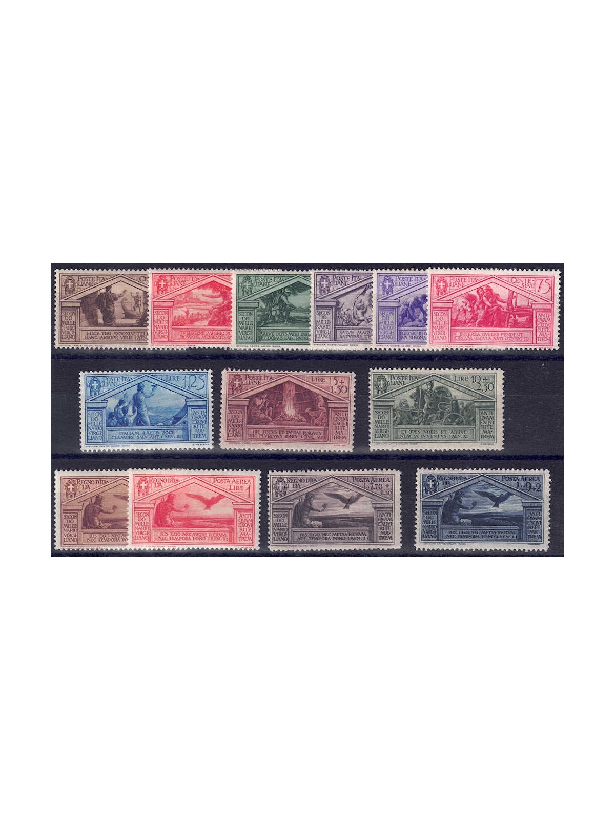 ITALIA REGNO 1930 Bimillenario Virgilio 13v MNH** ©