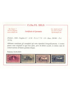ITALIA REGNO 1930 Bimillenario Virgilio 13v MNH** ©