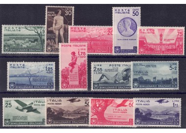 ITALY KINGDOM 1936 Bimillennium Horace 13v MNH** ©