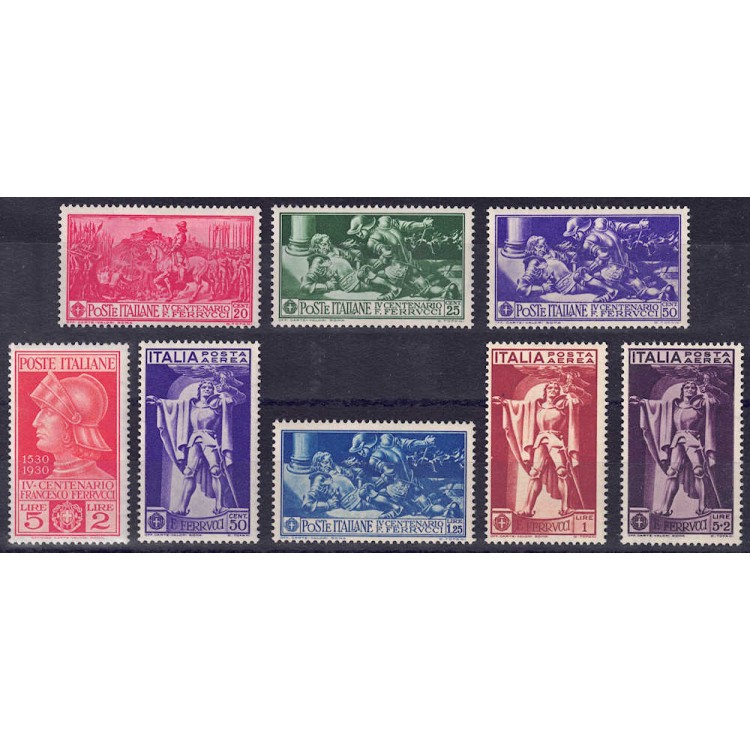 ITALY KINGDOM 1930 Francesco Ferrucci 8v MNH**