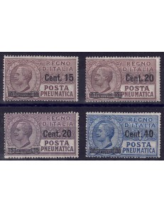 ITALY KINGDOM 1924-25 Pneumatic mail 4v MNH**