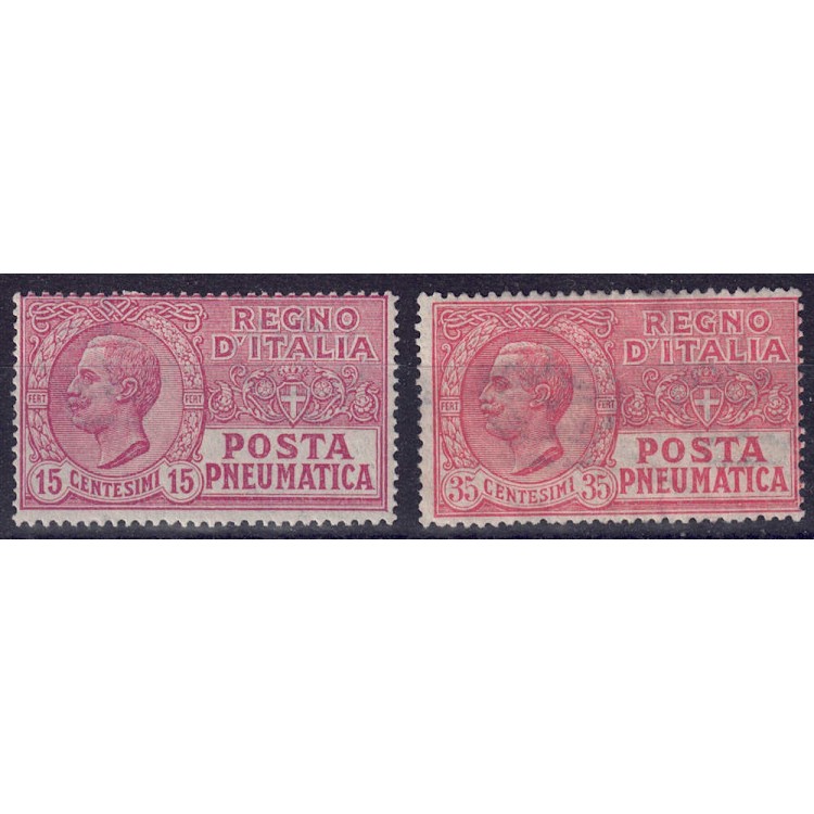 ITALY KINGDOM 1927-28 Pneumatic Mail 2v MNH**