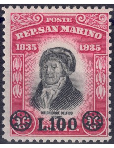SAN MARINO 1948 Delfico overprinted MNH**