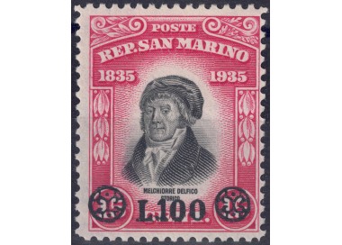 SAN MARINO 1948 Delfico overprinted MNH**