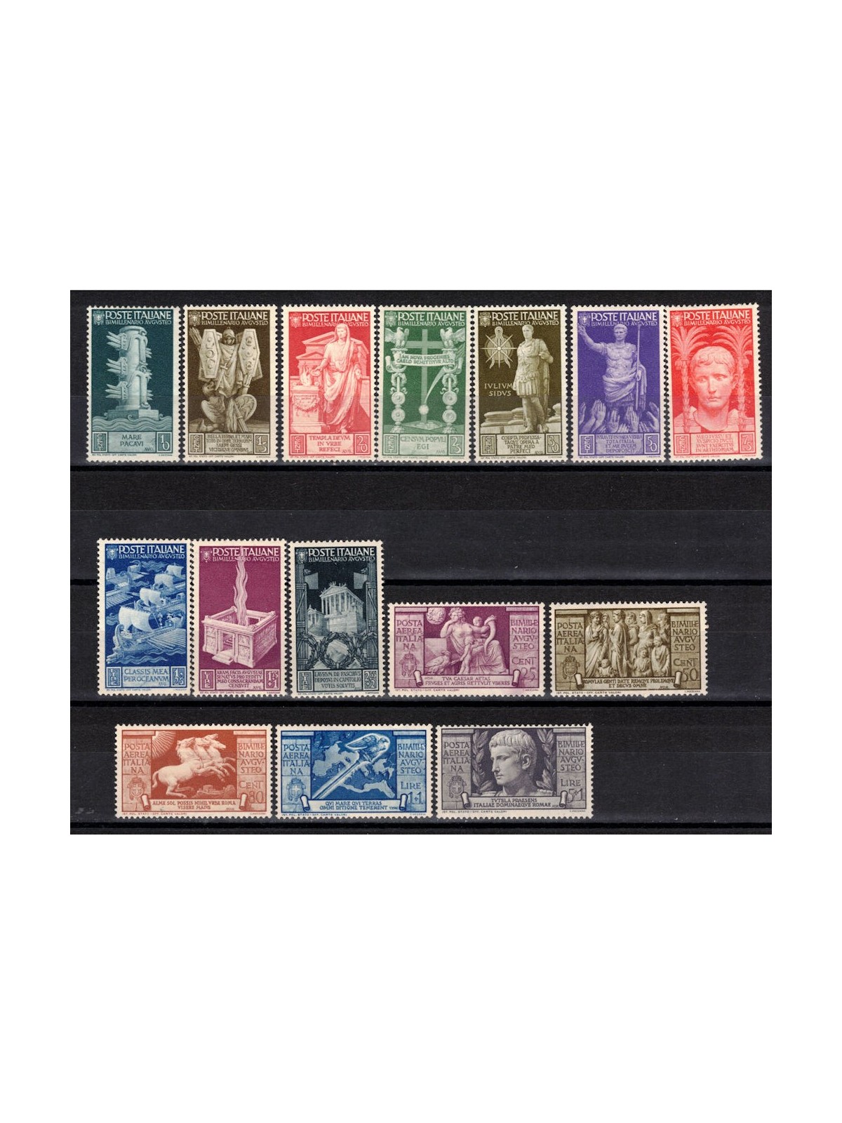 ITALIA REGNO 1937 Bimillenario di Augusto 15v MNH** ©