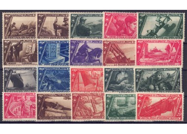 ITALIA REGNO 1932 Decennale Marcia su Roma 20v MNH** ©