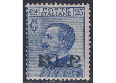 ITALIA REGNO 1922-23 BLP 25c azzurro MNH** ©