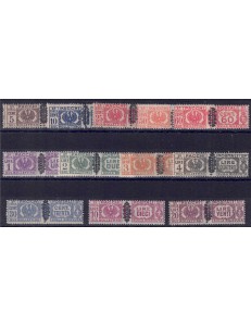 ITALY LIEUTENANCY 1945 Postal parcels 12v MNH** ©