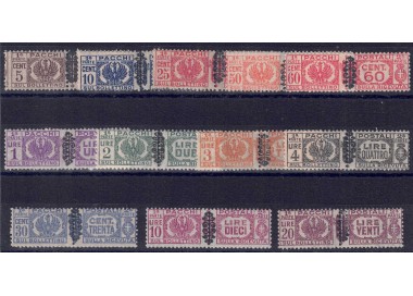 ITALY LIEUTENANCY 1945 Postal parcels 12v MNH** ©