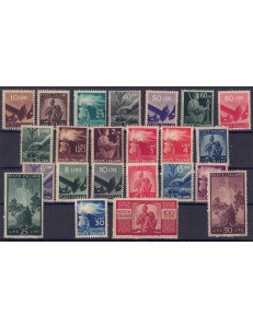 ITALIA 1945-46 Serie Democratica 23v MNH** ©