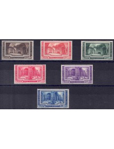 VATICANO 1938 Congresso di archeologia 6v MNH** ©