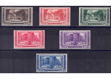 VATICANO 1938 Congresso di archeologia 6v MNH** ©
