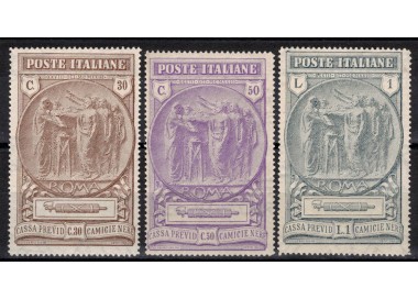 ITALY KINGDOM 1923 Blackshirts 3v MNH**