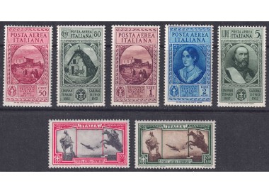 ITALY KINGDOM 1932 Giuseppe Garibaldi (airmail) 7v MNH**
