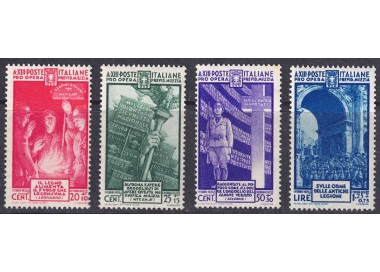 ITALY KINGDOM 1935 Militia IV 4v MNH**