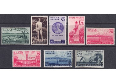 ITALIA REGNO 1936 Bimillenario Orazio 8v MNH**