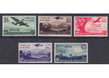 ITALIA REGNO 1936 Bimillenario Orazio (posta aerea) 5v MNH**