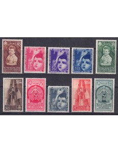 ITALY KINGDOM 1937 Summer colonies 10v MNH**