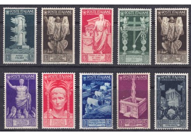 ITALY KINGDOM 1937 Bimillenary of Augustus 10v MNH**
