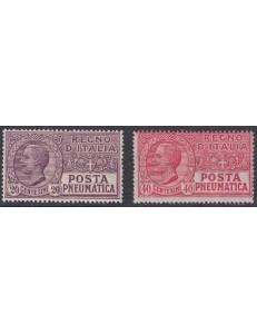 ITALY KINGDOM 1925 Pneumatic Mail 2v MNH**