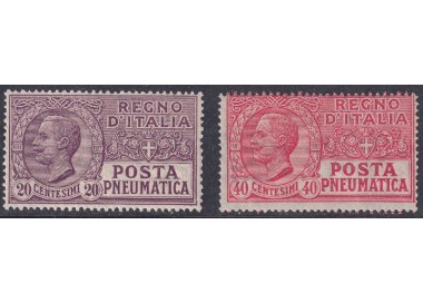 ITALY KINGDOM 1925 Pneumatic Mail 2v MNH**