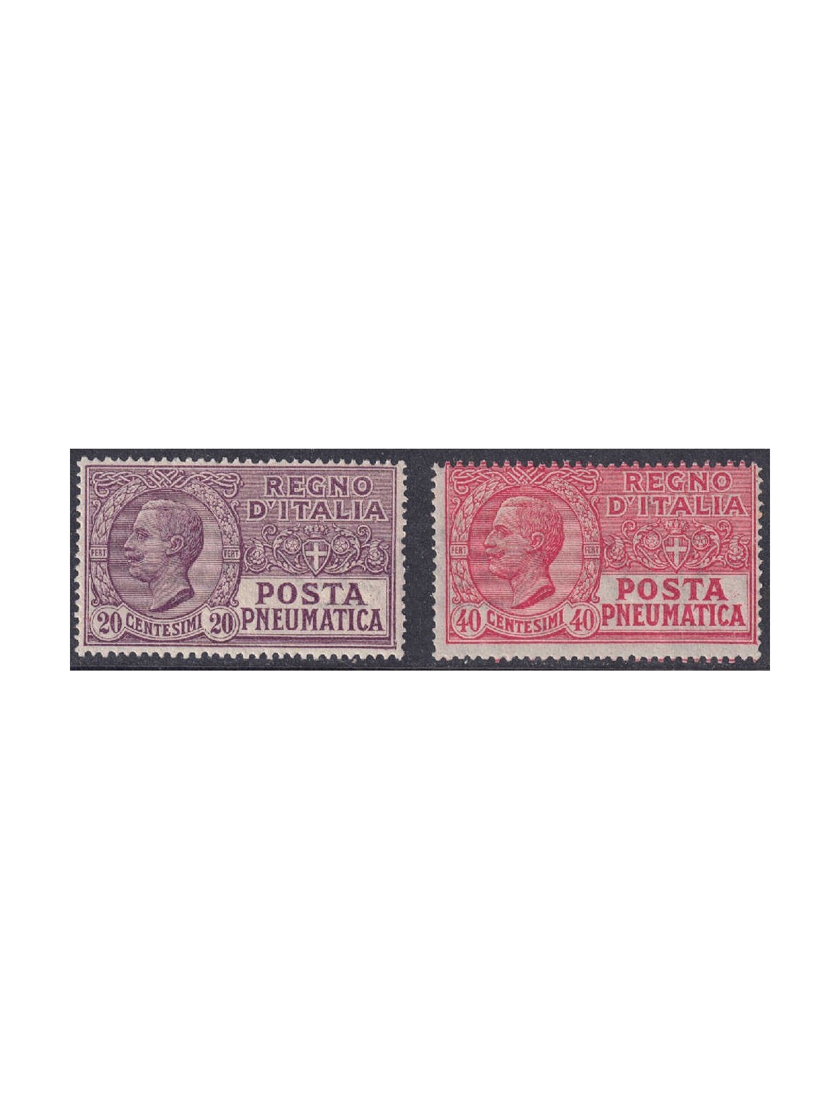ITALY KINGDOM 1925 Pneumatic Mail 2v MNH**