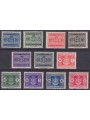 ITALY LIEUTENANCY 1945 Postage Due (wheel) 11v MNH**