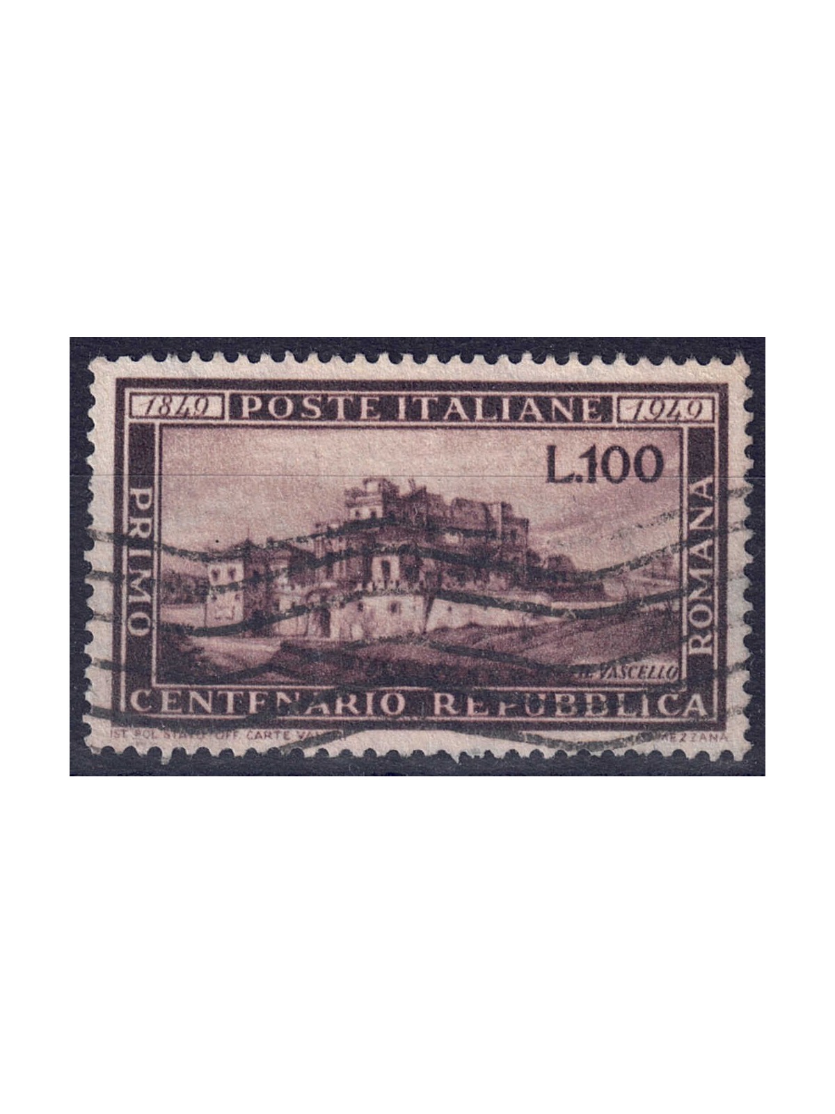 ITALY 1949 Roman Republic used
