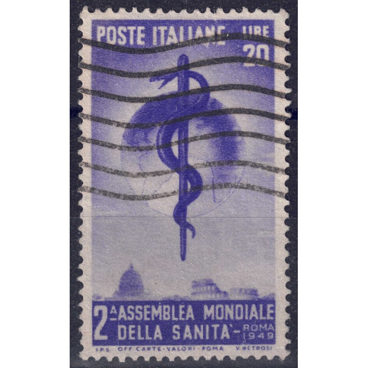 ITALY 1949 Health Organisation used