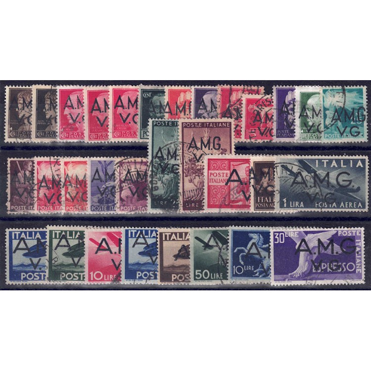 VENEZIA GIULIA (AMG) 1945-47 Giro completo 31v us