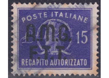 TRIESTE A 1949 Recapito autorizzato us