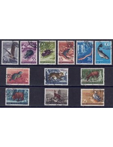 TRIESTE B 1954 Animali 12v us