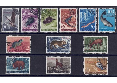 TRIESTE B 1954 Animali 12v us