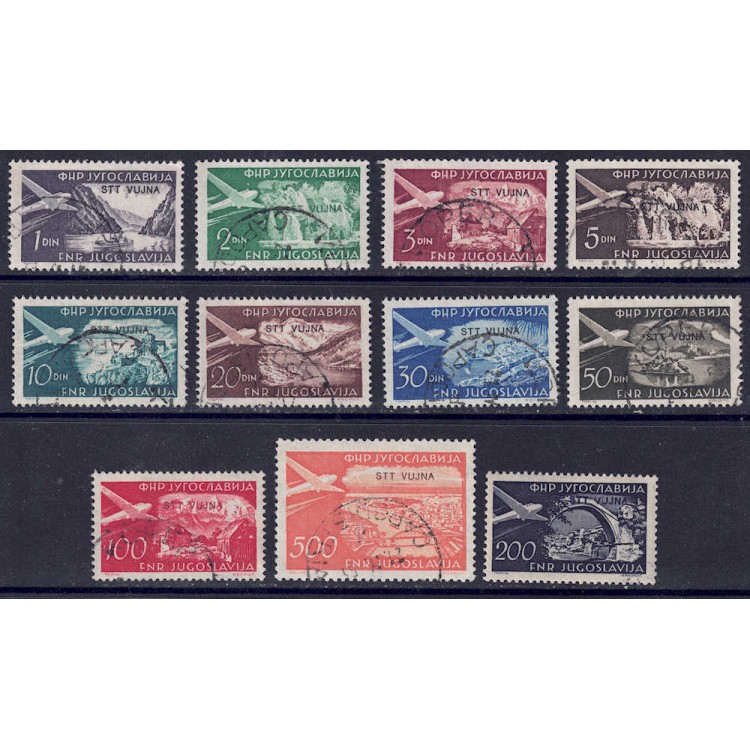 TRIESTE B 1954 Airmail 11v us