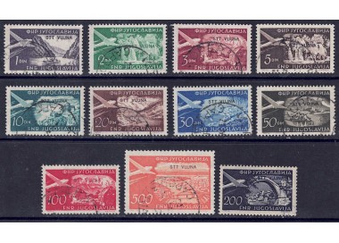 TRIESTE B 1954 Airmail 11v us