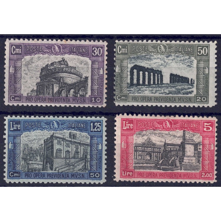 ITALIA REGNO 1928 Milizia II 4v MNH**