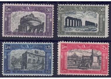 ITALY KINGDOM 1928 Militia II 4v MNH**