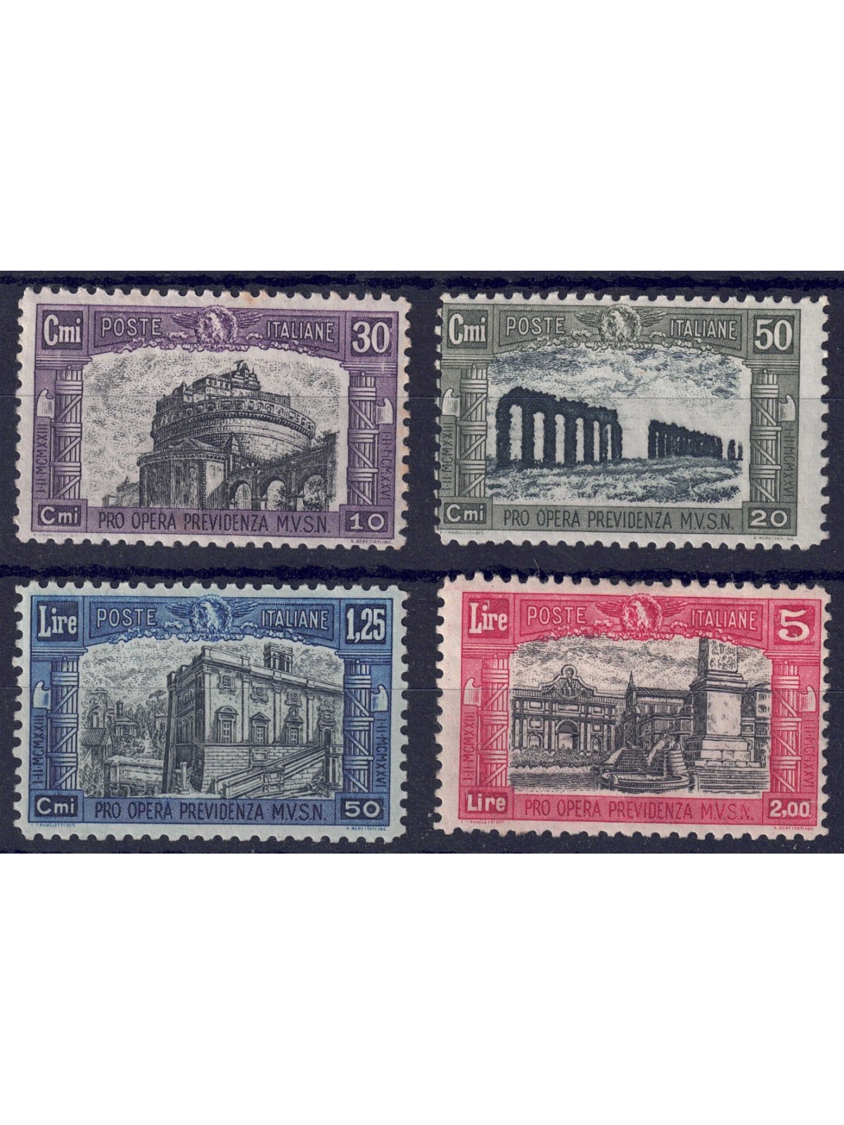 ITALY KINGDOM 1928 Militia II 4v MNH**